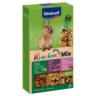 Vitakraft krakersy dla królików miniaturek Trio-Mix