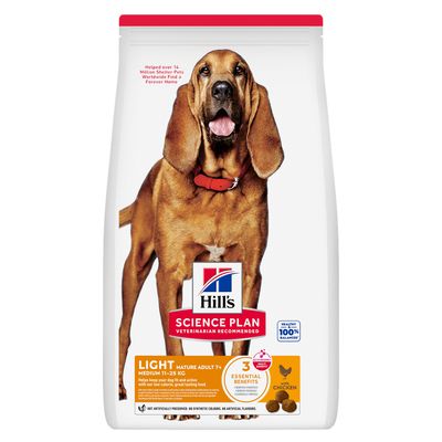 Hill's Science Plan Mature Adult 7+ Medium Light, kurczak