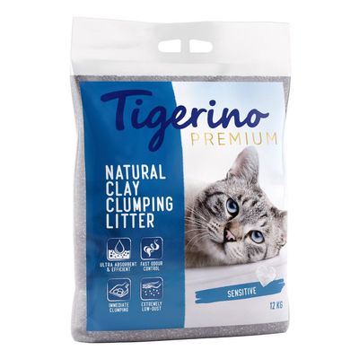 Tigerino Premium Sensitive, żwirek dla kota - bezzapachowy