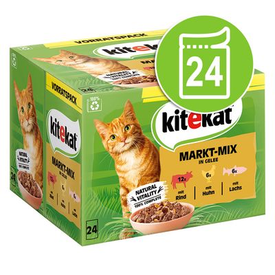Kitekat w saszetkach, 24 x 85 g