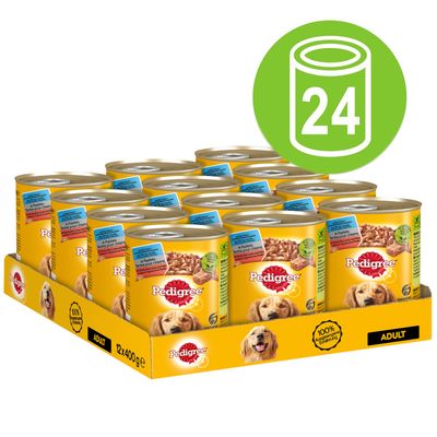 Megapakiet Pedigree Classic, 24 x 400 g