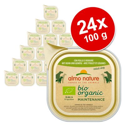 Megapakiet Almo Nature BioOrganic Maintenance, 24 x 100g