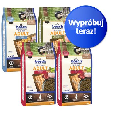 Mieszany pakiet próbny bosch Adult, 4 x 1 kg