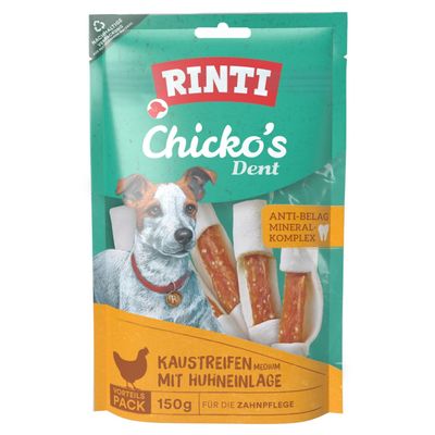 RINTI Chicko Dent Medium, skóra wołowa i kurczak