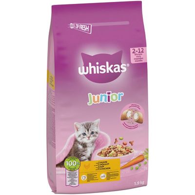 Whiskas Junior z kurczakiem