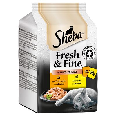 Sheba Fresh & Fine, 6 x 50 g