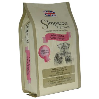 Simpsons Premium Adult Sensitive, łosoś z ziemniakami