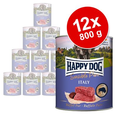Korzystny pakiet Happy Dog Pure, 12 x 800 g