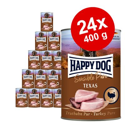 Korzystny pakiet Happy Dog Pure,  24 x 400 g