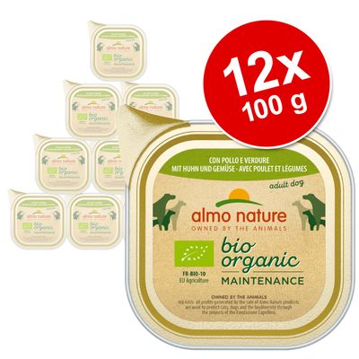 Korzystny pakiet Almo Nature BioOrganic Maintenance, 12 x 100 g