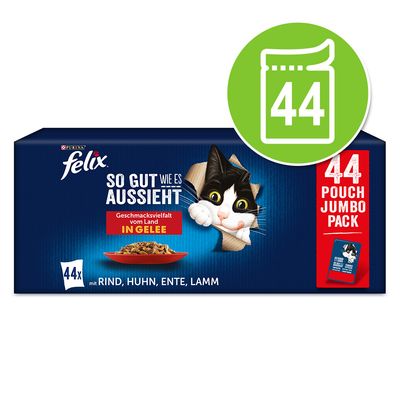 Megapakiet Felix w galarecie, "so gut wie es aussieht", 44 x 85 g