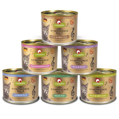 Pakiet próbny GranataPet Symphonie, 6 x 200 g