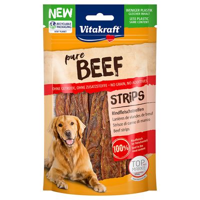Vitakraft BEEF, paski z wołowiny