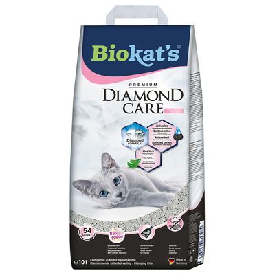 Biokat's Diamond Care Fresh żwirek dla kota o zapachu pudru
