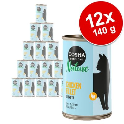 Pakiet Cosma Nature, 12 x 140 g