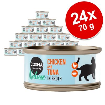 Pakiet Cosma Nature, 24 x 70 g