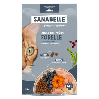 Sanabelle Adult, pstrąg i jagody