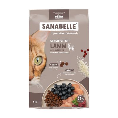 Sanabelle Sensitive, z jagnięciną i jagodami