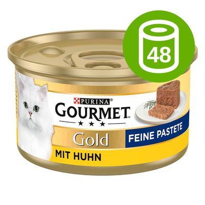 Megapakiet Gourmet Gold Feine Pastete, 48 x 85 g