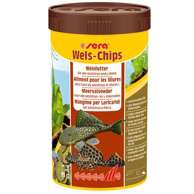 Sera Wels-Chips, pokarm dla ryb sumokształtnych