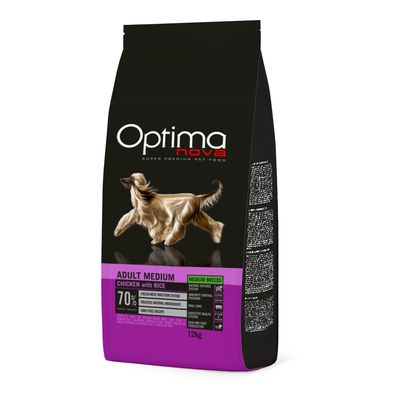 Optimanova Medium Adult, kurczak i ryż