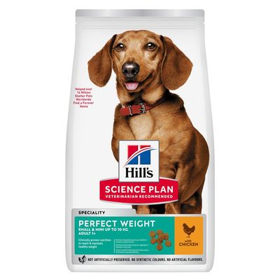 Hill's Science Plan Perfect Weight Adult 1+ Small & Mini, kurczak