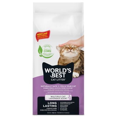 Worlds Best Cat Litter Lawendowy, zapachowy żwirek dla kota