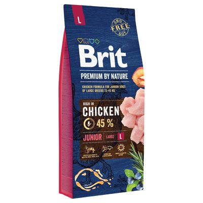 Brit Premium by Nature Junior Large Breed, kurczak