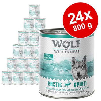 Megapakiet Wolf of Wilderness Monoprotein Adult, 24 x 800 g