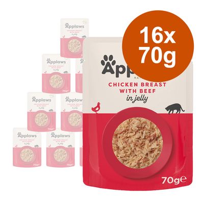 Applaws w galarecie, saszetki, 16 x 70 g