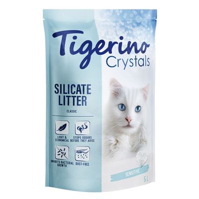 Tigerino Crystals Classic Sensitive, żwirek dla kota - bezzapachowy