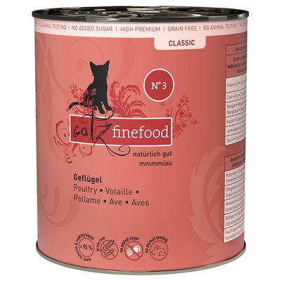 catz finefood w puszkach, 6 x 800 g