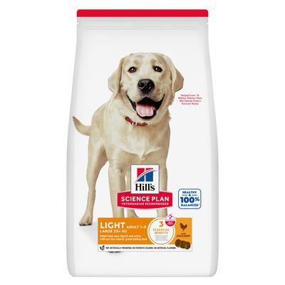 Hill's Science Plan Adult Light Large Breed, z kurczakiem
