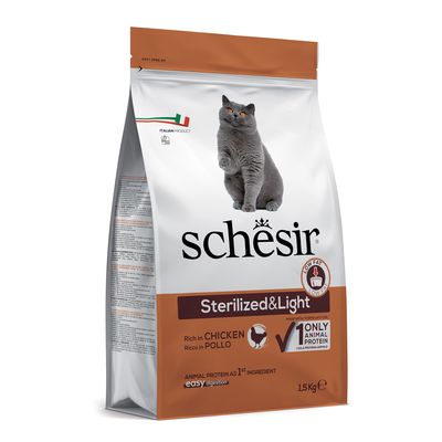 Schesir Sterilized & Light, kurczak