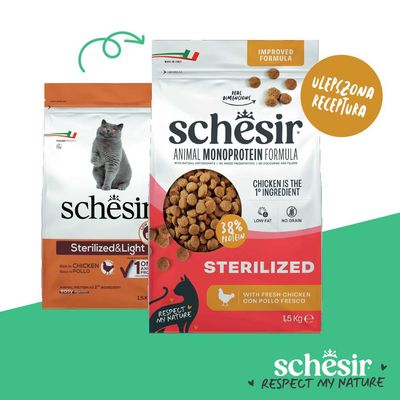 Schesir Sterilized & Light z kurczakiem