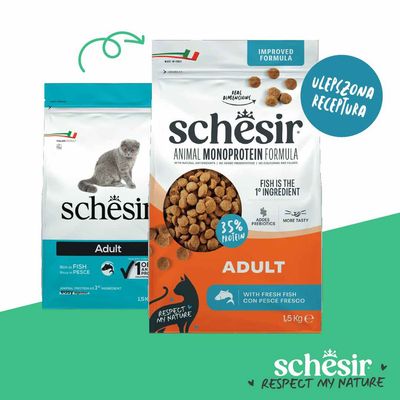 Schesir Adult Monoprotein, z rybą