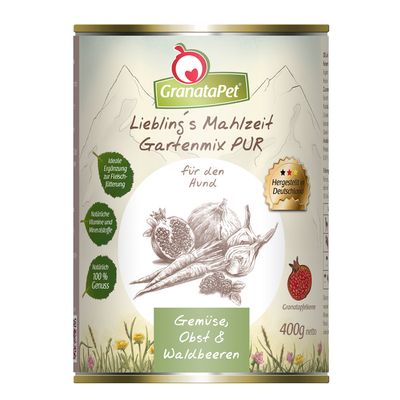 GranataPet Liebling's Mahlzeit, warzywa i owoce