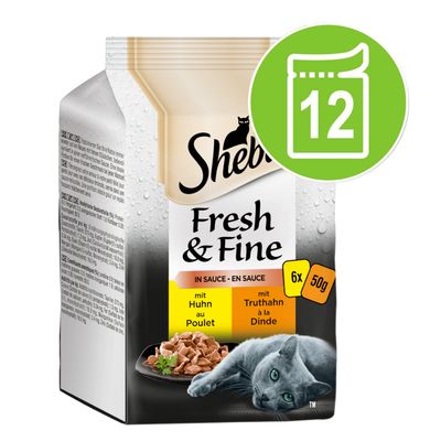 Korzystny pakiet Sheba Fresh & Fine, 12 x 50 g