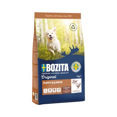 Bozita Original Puppy & Junior, kurczak - bez pszenicy