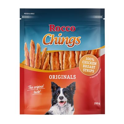 Rocco Chings Originals mięsne paski do żucia