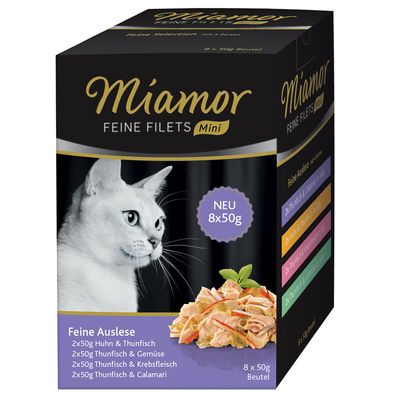 Miamor Feine Filets w saszetkach MINI, 8 x 50 g