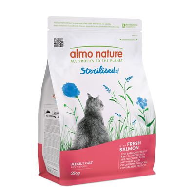 Almo Nature Functional Sterilised, łosoś z ryżem