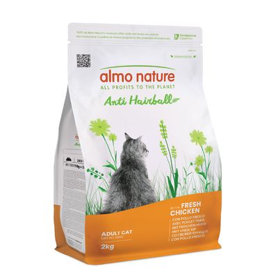 Almo Nature Functional Anti Hairball, kurczak z ryżem