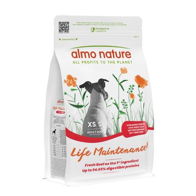 Almo Nature Life Maintenance Adult Small, wołowina z ryżem