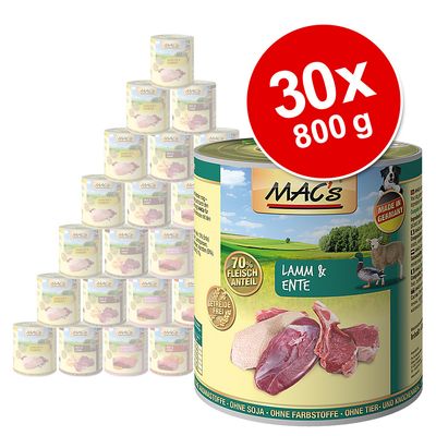 Korzystny pakiet MAC's Adult, 30 x 800 g