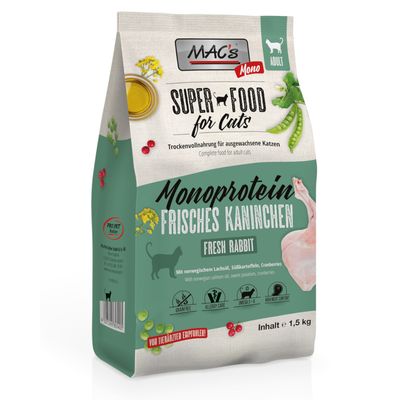 MAC's Superfood for Cats Adult Monoprotein, królik