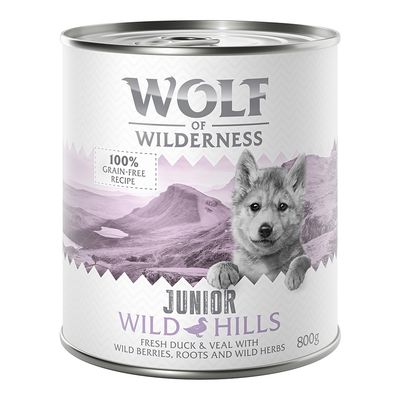 Little Wolf of Wilderness Junior, 6 x 800 g