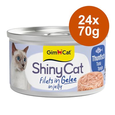 Megapakiet GimCat ShinyCat w galarecie, 24 x 70 g