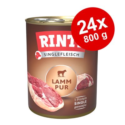 Megapakiet RINTI Singlefleisch, 24 x 800 g
