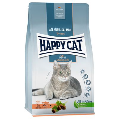 Happy Cat Indoor Adult, łosoś atlantycki